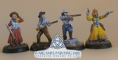 #ad Handpainted Law bad girl woman West collection miniatures for Wargames