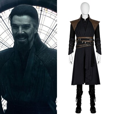 #ad Doctor Strange Evil Costume Cosplay Suit in the Multiverse of Madness Black Ver