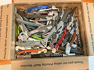 #ad 165 Lot of Mixed Used Corkscrews TSA Confiscated FREE Priority Shipping