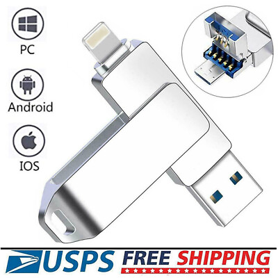 #ad 2TB USB Flash Drive Photo Thumb Stick Memory External Storage For iPhone iPad PC