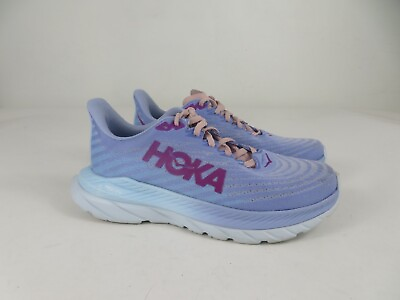 #ad Hoka One One Mach 5 Womens 8 B Shoes Purple Running Gym Sneaker 1127894 BLSSN