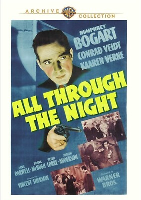 #ad ALL THROUGH THE NIGHT New Sealed DVD Humphrey Bogart Warner Archive Collection
