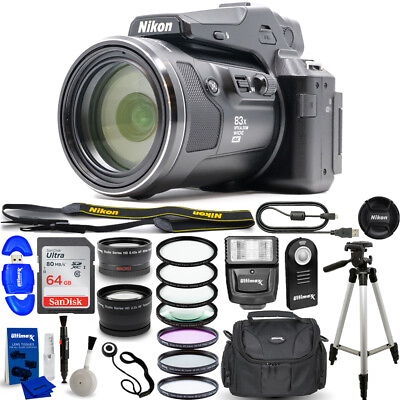 #ad Nikon COOLPIX P950 Digital Camera 26532 20PC Accessory Bundle