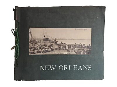 #ad New Orleans Louisiana View Book Original Antique Views Cultural History c1906