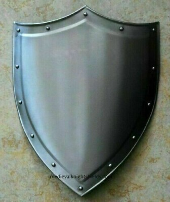 #ad Medieval Heater Shield Templar Armor 18#x27;#x27; Shield Steel Knight warrior Handmade