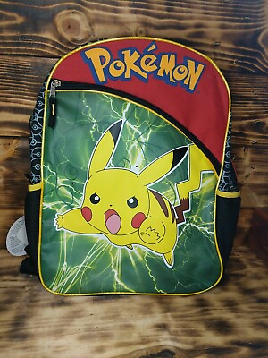 #ad Pokemon Front Pocket School Bag Backpack 16quot;