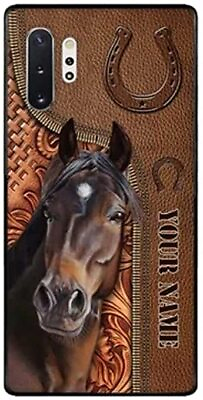 Horse Love Leather Pattern Personalized for Phone Case $19.99
