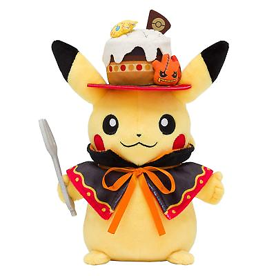 #ad Pokemon Center Original Plush Doll We Are TEAM TREAT Pikachu Halloween Japan