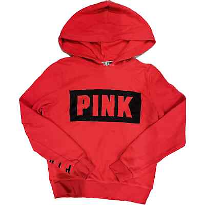 #ad Victoria Secret PINK XS Sweater Hoodie Red