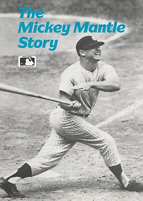 #ad Mickey Mantle The Mickey Mantle Story 20 card set in booklet New York Yankees