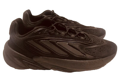 #ad Adidas Ozelia Sneakers Triple Black Core Carbon Reflective Stripes M8 W11 41.5