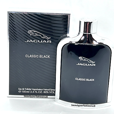 #ad Jaguar Black Classic by Jaguar EDT Perfume For Men 3.4 oz 100 ml New Sealed box