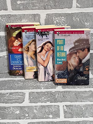 #ad Silhouette Intimate Moments Series Lot 4 Paperback Books