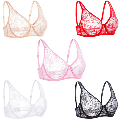 #ad Hot Women Bras Ultra thin bh Lace Brassiere Underwired Bra Padless Sexy Lingerie