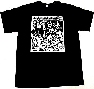 #ad CIRCLE JERKS T shirt Hardcore Punk Rock Tee Men S M L XL 2XL Black New