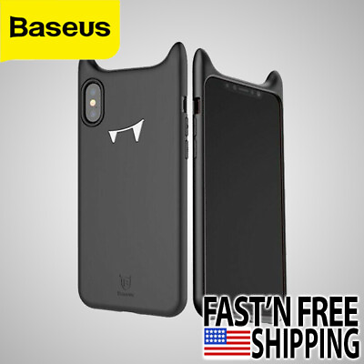 #ad Baseus Devil Baby Case For iPhone X Soft Full Protective Silicon Cover