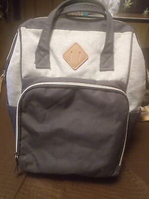 #ad BB Gear Babyboom The Access Mini Backpack Diaper Bag Black amp; Gray