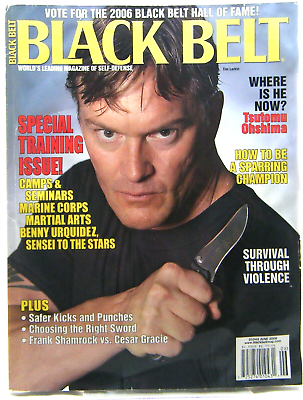 #ad Black Belt Magazine June 2006 Special Training Issue Benny Urquidez Sparring XC