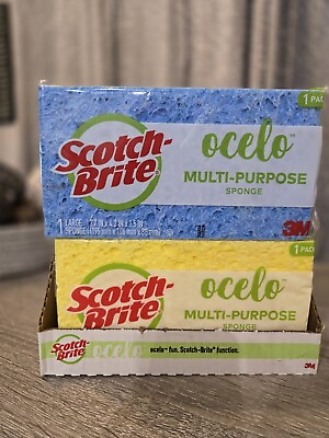 #ad Scotch Brite Ocelo 7264 T Large Sponge 7.7 x 4.2 x 1.5quot;