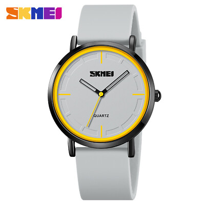 #ad Men#x27;s Fashion 30m Sport Wristwatch Waterproof Watch SKMEI 2050 Leather Quartz