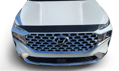 #ad AVS 21 22 for Hyundai Santa Fe Aeroskin Low Profile Hood Shield Smoke