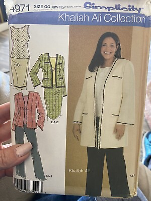 #ad 2004 Uncut Simplicity Sewing Pattern 4971 Size 26 32