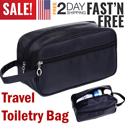 #ad Man Travel Toiletry Bag Kit Gift for Men Shaving Organizer Case Gym Shower Bag