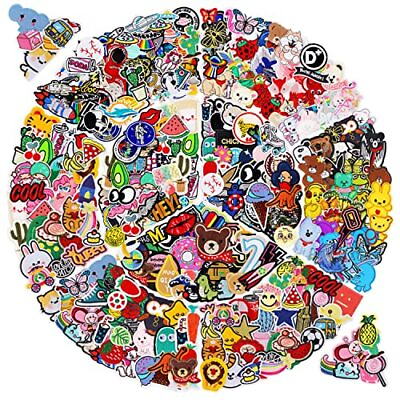 #ad NICEVINYL Iron on Patches for Clothing 100Pcs Random Assorted Styles Funny Pa...