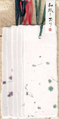 #ad Limited Japanese Paper Kawasumi Handmade Japanese Paper Bookmark