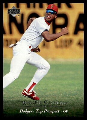 #ad 1995 Upper Deck Minor League #13 Roger Cedeno Albuquerque Dukes Baseball Card