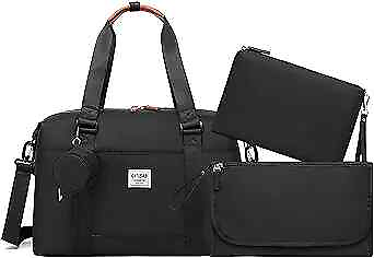 #ad Large Diaper Bag Tote with Changing Pad and Cosmetic BagMommy Bag for Black