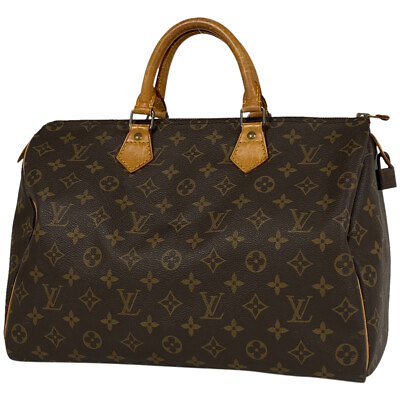 #ad Louis Vuitton Speedy 35 Hand Bag Commuting Hand Bag Monogram Brown M41524 Women