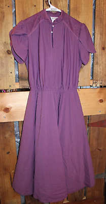 #ad Jane Baar Vintage Purple sz. 12 Women#x27;s Dress