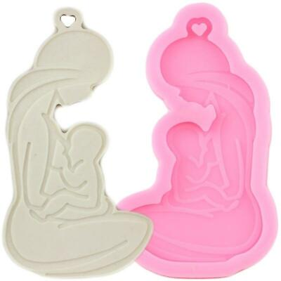 #ad Pregnant Mother Baby Silicone Mold Mom Dad Letter Foot Hand Lips Craft DIY Mould