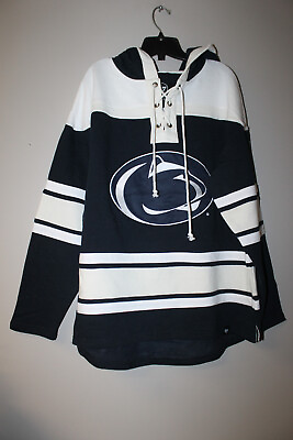 #ad New NCAA Penn State Nittany Lions old time style mid weight cotton hoodie men L
