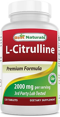 #ad Best Naturals L Citrulline 2000mg Serving Non GMO Gluten Free 120 Tablets