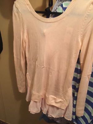 #ad Ann Taylor new with msrp tag 89.00 tannish beautiful top
