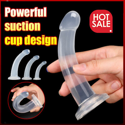 #ad Beginner Dildo Jelly Anal Plug Dildo Suction Cup Butt Plug G spot Sex Toys Adult