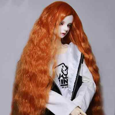 #ad 1 3 1 4 1 6 1 8 Doll Wig Long Big Wavy Hair Many Color Wig High Temperature Wire