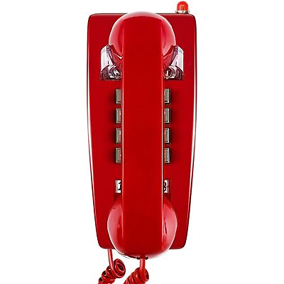 #ad Retro Wall Phones for Landline with Mechanical Ringing Classic Corded Telepho