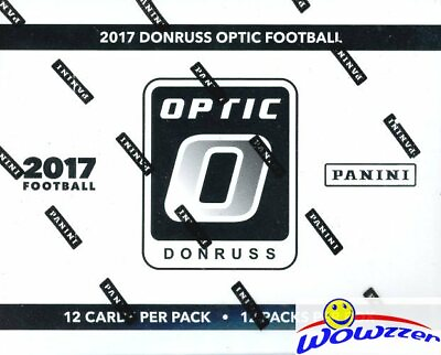 #ad 2017 Donruss Optic Football EXCLUSIVE Factory Sealed Fat Pack Box 144 Cards