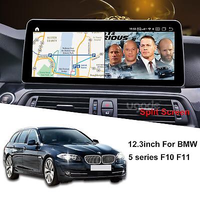 #ad 12.3inch Android13 Screen 8128GB Display Multimedia GPS for BMW M5 F10 F11 NBT