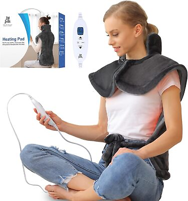 #ad BOB AND BRAD Heating Pad for Neck and Shoulder Full Body Electric Heating Pad