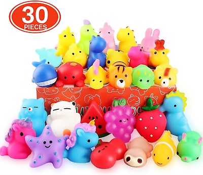 #ad 30Pcs Squishies Squishy Toys Mochi Squishy Toy for Kids Party Favors Mini Kawa