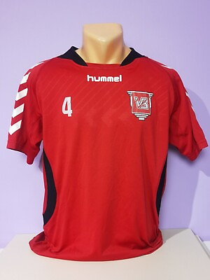 #ad Vejle BK Home Denmark Football Shirt Jersey Hummel Medium Player Issue