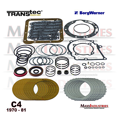 1970 81 C4 Transmission Rebuild Master Kit with Borg Warner Clutches and Steels $115.82
