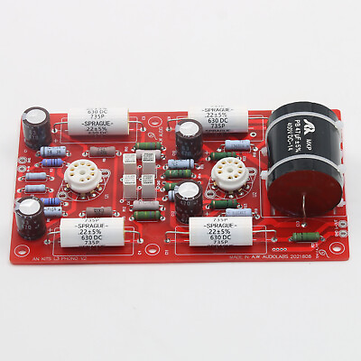 #ad HiFi Riaa MM Phono Amplifier Board Kit Vacuum Tube Stereo Diy Phono Board