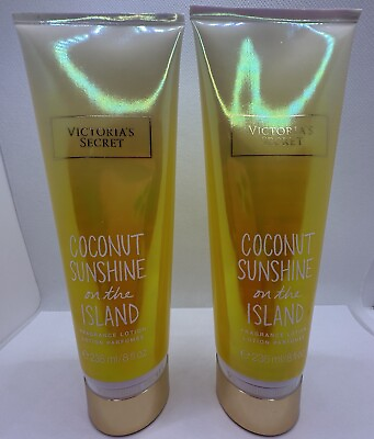 #ad Victoria#x27;s Secret Coconut Sunshine On The Island Body Lotion 8 Oz x2