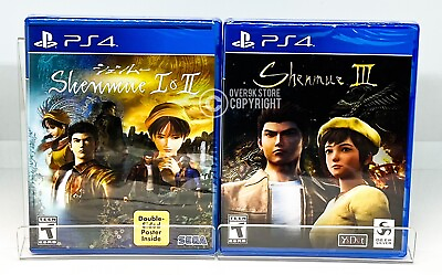 #ad Shenmue I amp; II Shenmue III 3 PS4 Brand New Factory Sealed