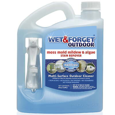 #ad Liquid Surface Cleaner Ready to Use Moss Mold Mildew amp; Algae Stain Remover